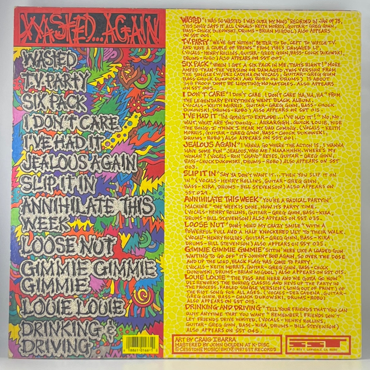 Black Flag / Wasted Again (image 2)