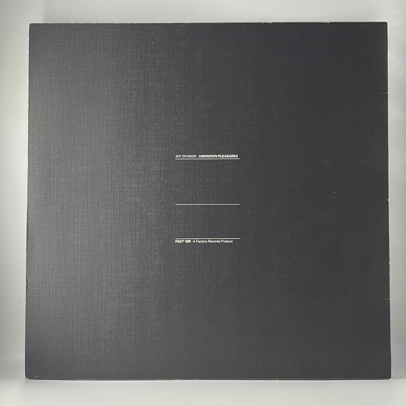 Joy Divsion / Unknown Pleasures (image 2)